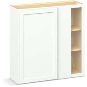 RELIABILT Parkstone II Blind Wall Cabinet, Brilliant White, 36" W, 1 Door, Fully Assembled - 641286 | Lowe's Pro Supply
